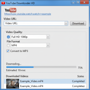Giới thiệu phần mềm Youtube Downloader HD